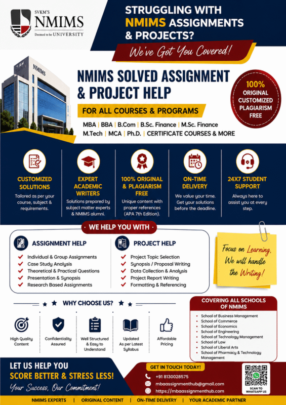 NMIMS solved assignments