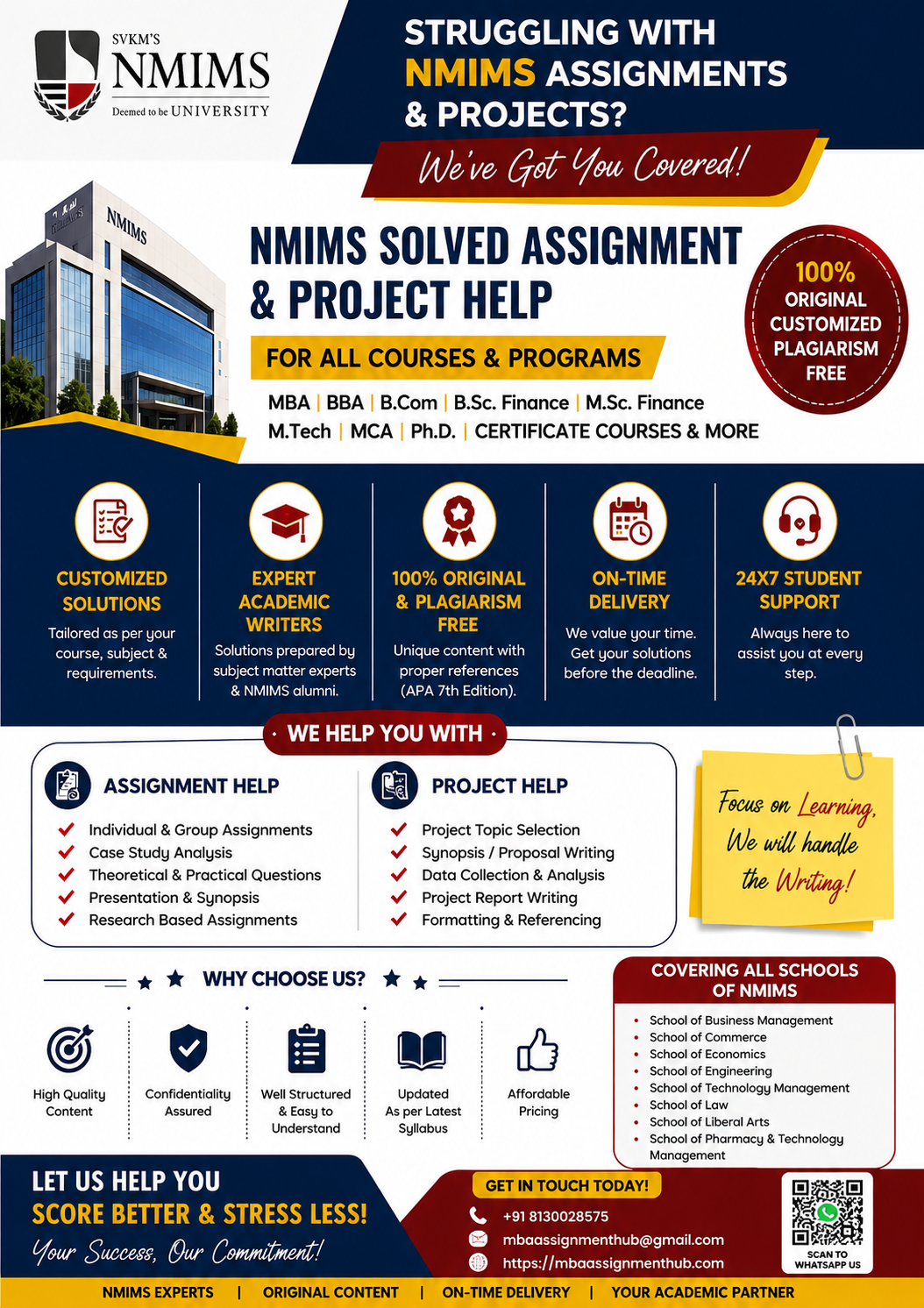 NMIMS solved assignments