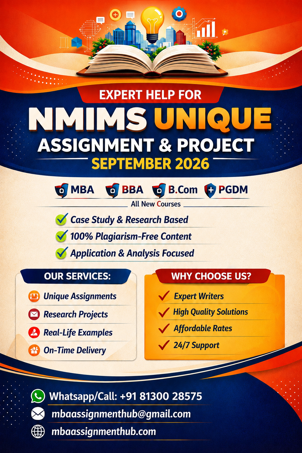 NMIMS Unique Assignment Sept 2026